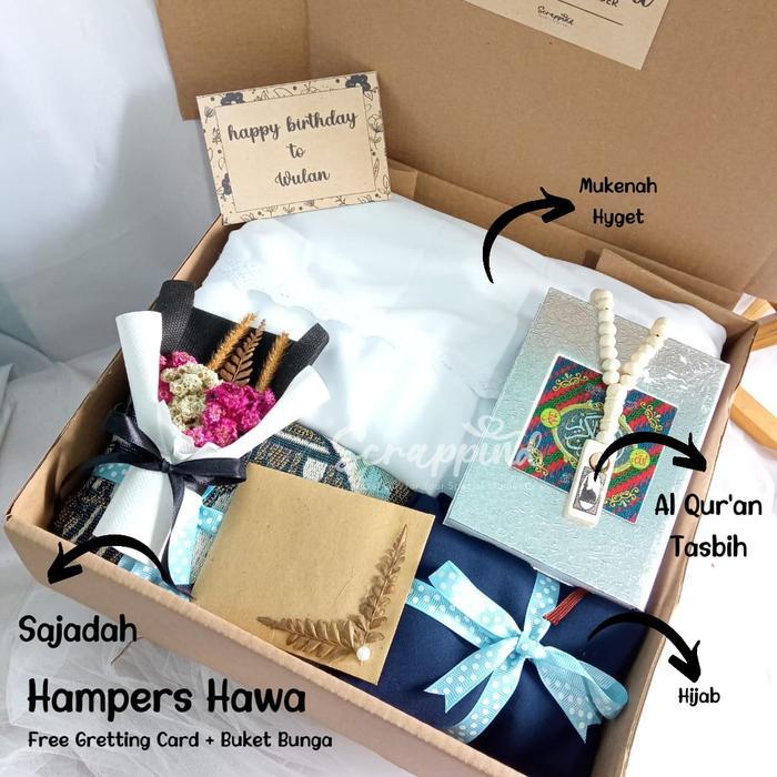 GIFT HAMPERS ALAT SHOLAT WANITA / KADO ULANG TAHUN CEWEK / KADO ISTRI