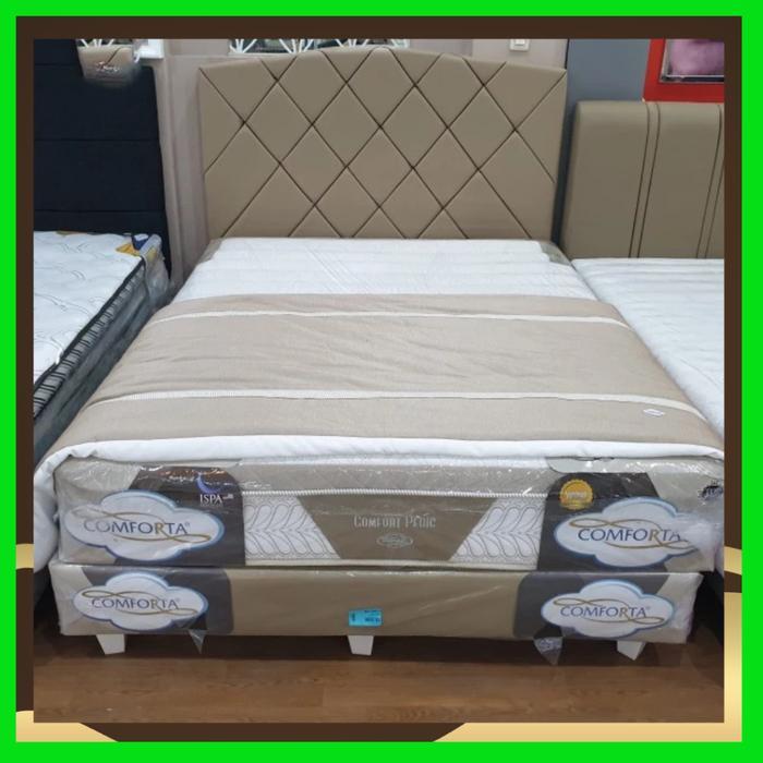 Comforta Kasur Springbed Comfort Pedic - Full Set 160X200