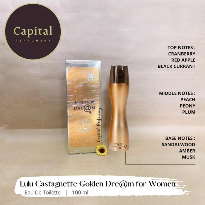 LULU CASTAGNETTE GOLDEN DREAM FOR WOMEN EDT 100 ML
