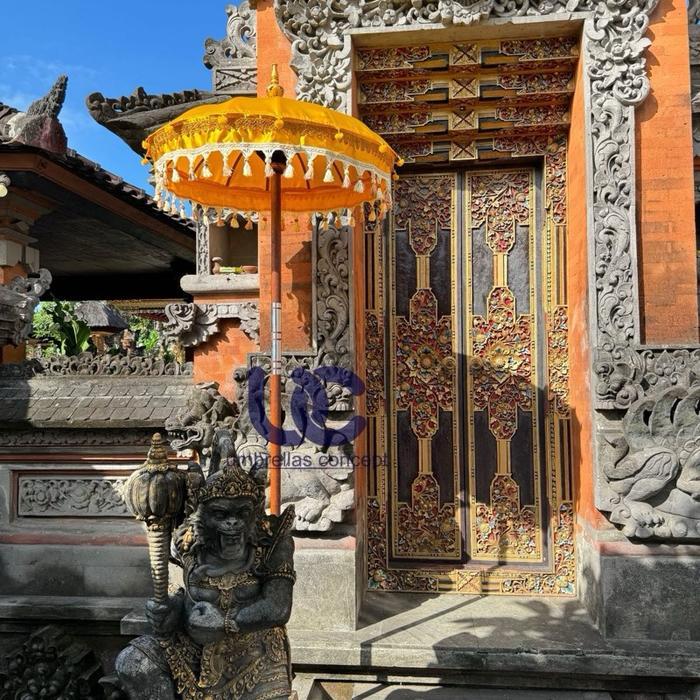 Payung Bali Hias Dekorasi / Tedung Agung Rob - Rob Kain Saten