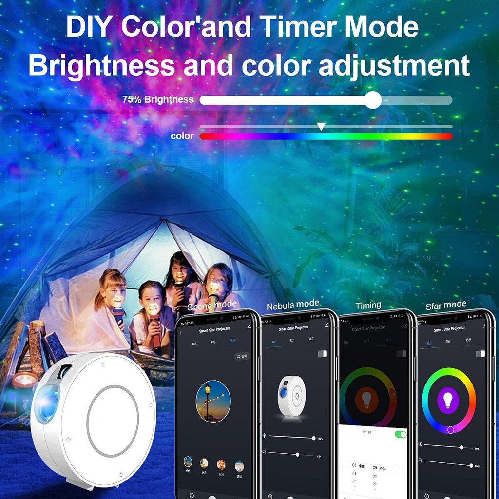 Galaxy Projector Light Tuya Smart Life Smart Star Projector App Work