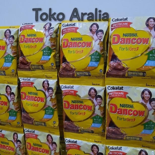 h2rvkj- Susu Bubuk Dancow Coklat Sachet Renceng 10X27Gr / Susu Dancow Fortigro