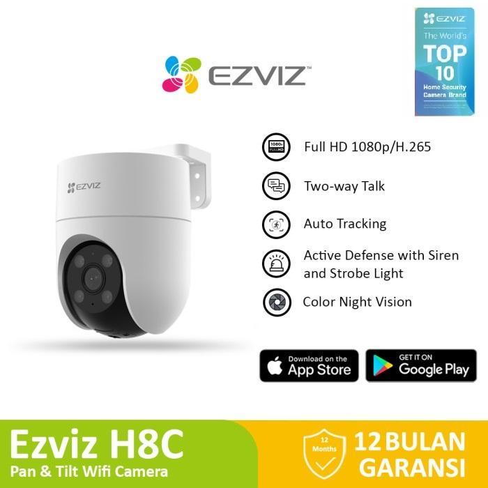 EZVIZ H8C 2MP SMART HOME IP CAMERA CCTV OUTDOOR T