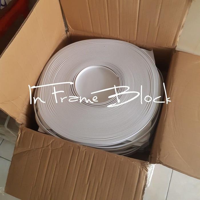 New- PVC Edging List Karet untuk Photoblock 12mm Putih Matte Inframeblock