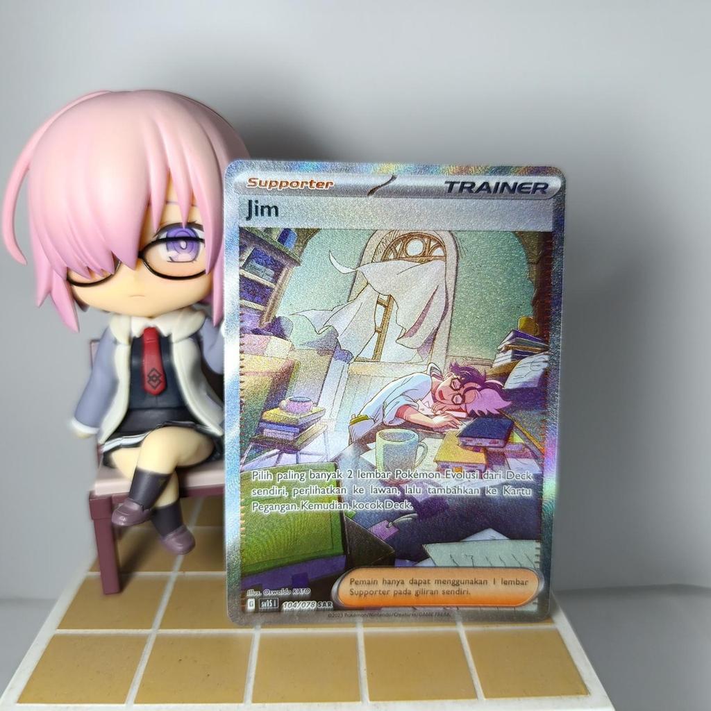 ORI Kartu Pokemon Jim SAR Indo G sv1S 104/078 TCG Card Poke Indonesia Scarlet Violet Booster Pack Su
