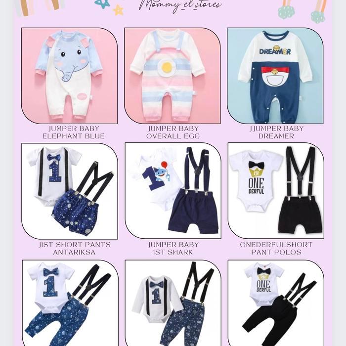 Jumper Bayi Uni Import / Sleepsuit Bayi / Bodysuit Bayi