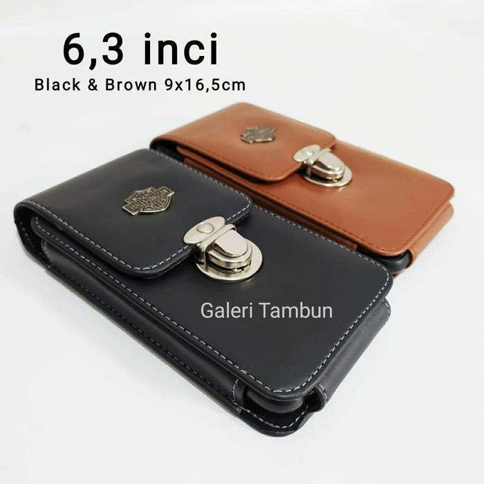 [Voucher] DOMPET HP 6 INCI LEBIH TAS PINGGANG PRIA SARUNG HP 1SLOT SABUK KOPEL