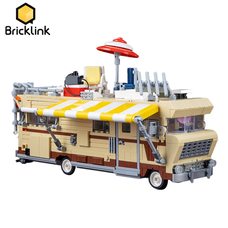 Bricklink Ideas Technical Car Movie Walking Deads Camper Van Dale's RV Creative Expert Bricks Set