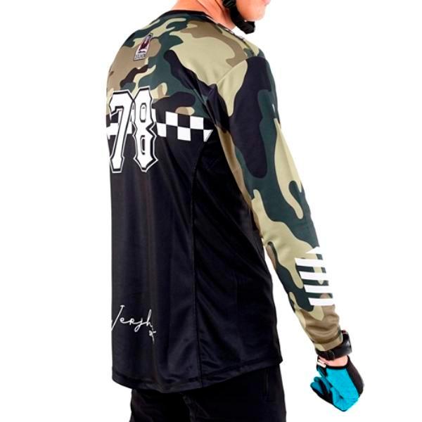 ourxx- Jersey Sepeda Jersey Gowes Kaos Sepeda Pria Mtb Army