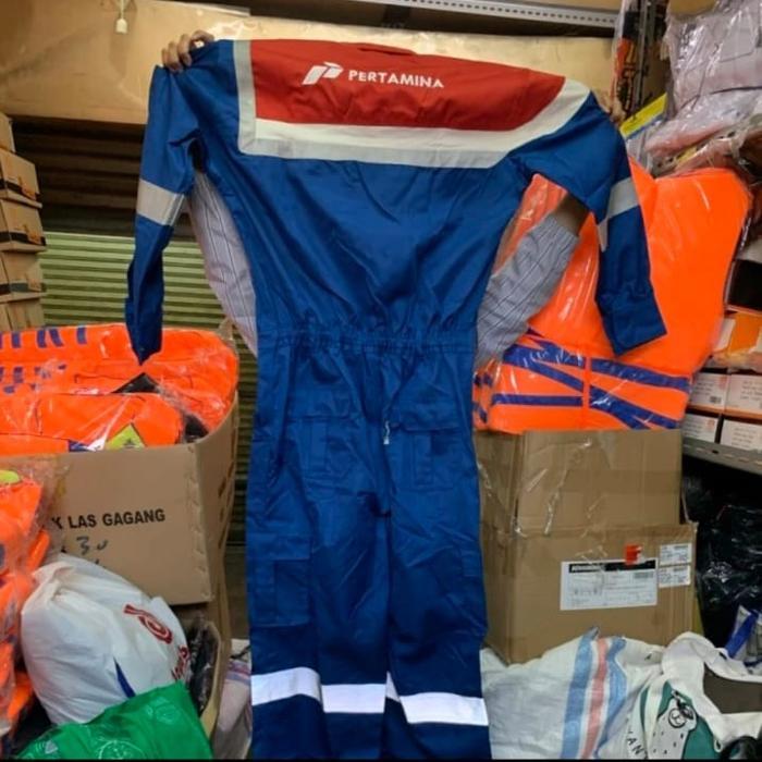 Wearpack Safety Nomex Iiia Pertamina / Coverall Safety Nomex Pertamina