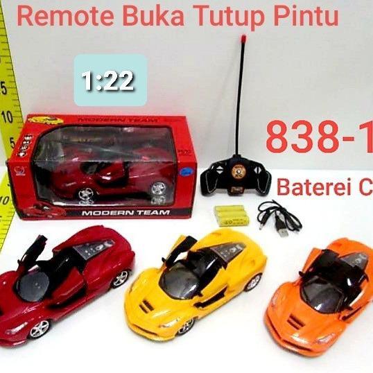 Mobil Remote Buka Tutup Pintu Baterai Charger Ada Lampu Led Rc Anak Bergerak