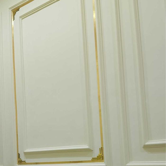 MEGA DECORATION LIST GOLD DEKORASI MOULDING GOLD MIROR/MOULDING DEKORASI DINDING WALLPAPER