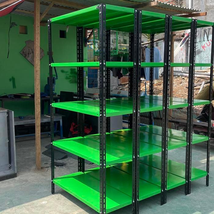 rak besi siku 40x100x200 5 susun