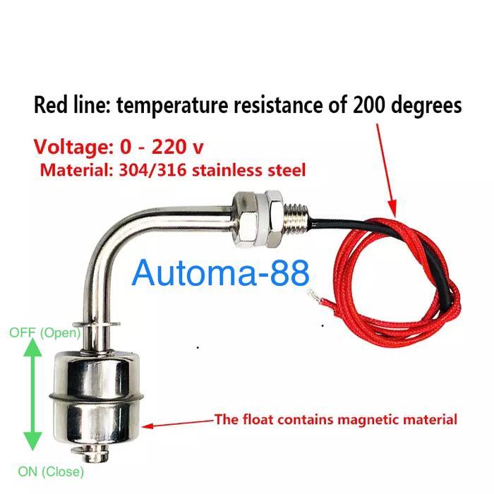 ototr- Float Level Switch Stainless Steel L / Water Level Switch Type L