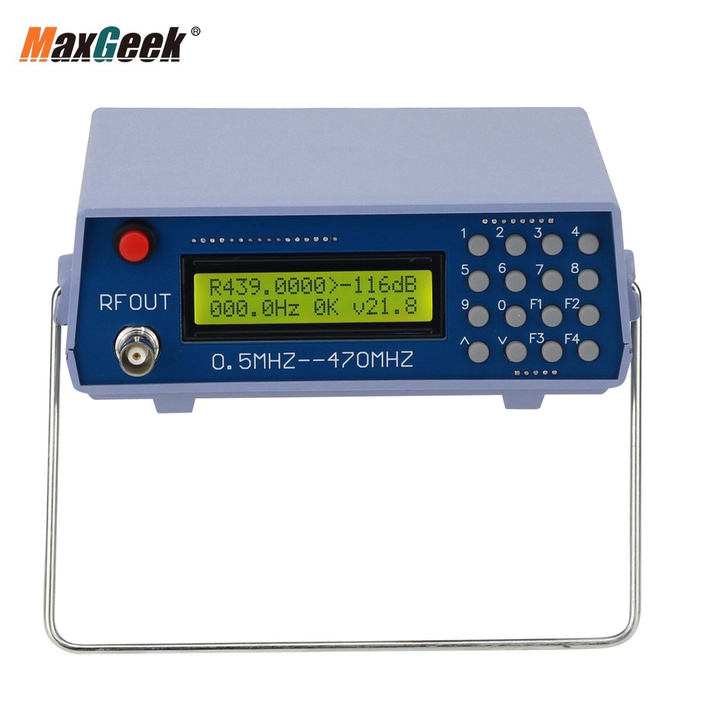 Maxgeek Signal Generator 0.5Mhz-470Mhz Rf Signal Generator Meter Tester For Fm Radio Walkie-Talkie