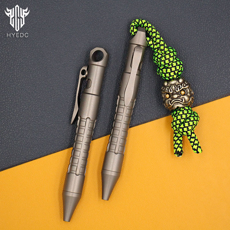 - Titanium Alloy Tactical Pen Business Bolt Pen Metal Pen Simple Press