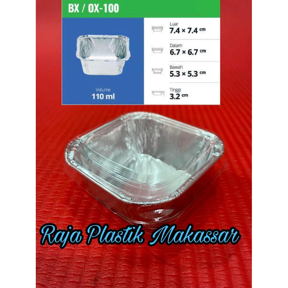 Aluminium Foil Tray OX 100 / Wadah Aluminium Foil Ox 100