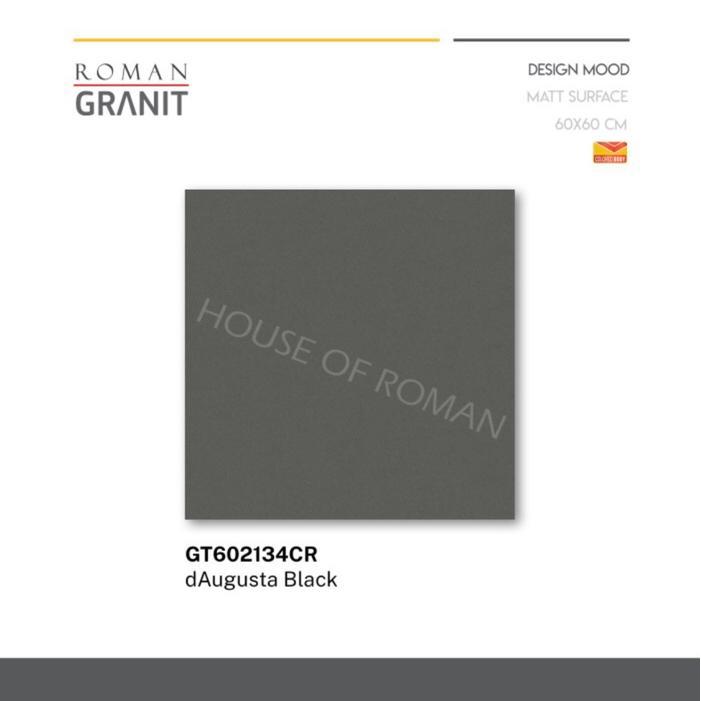 Pesanan Granit Roman dAugusta Black 60x60cm