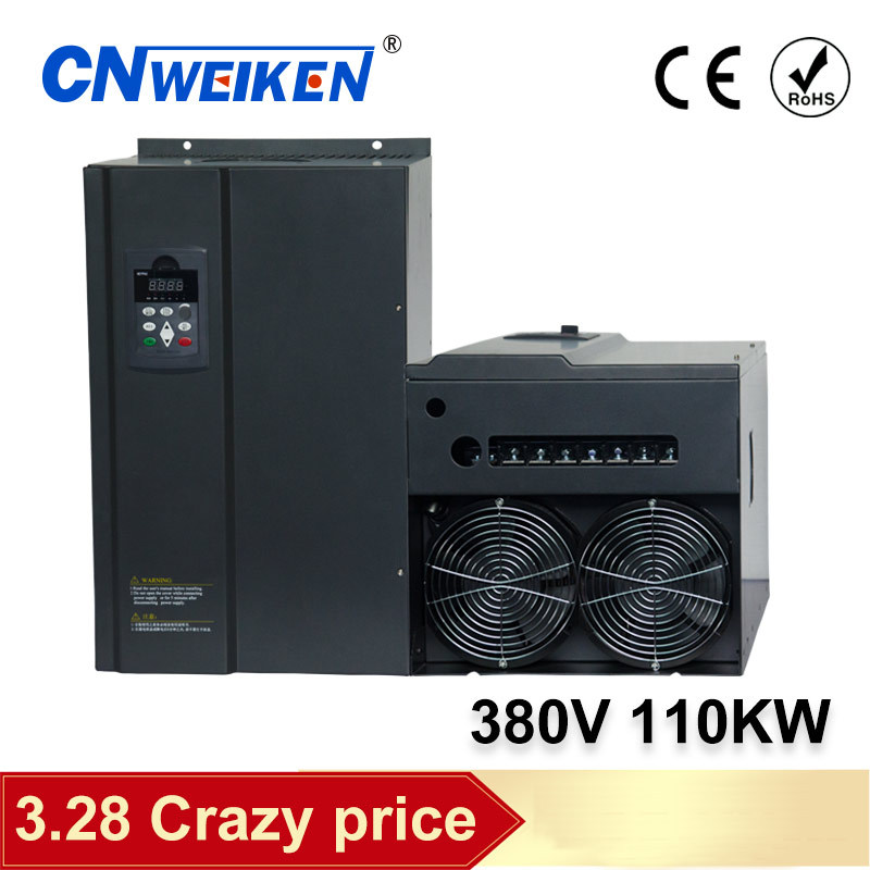Solar Frequency Inverter 380V-415V 75Kw-400Kw Vfd 3 Phase Output Frequency Converter Adjustable