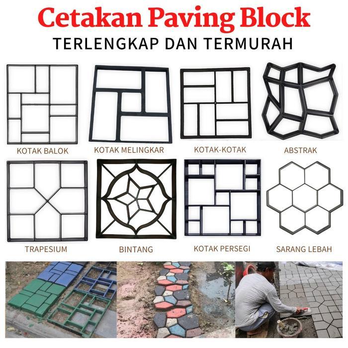 Paving Block - Cetakan Paving Block Jalan Teras Taman