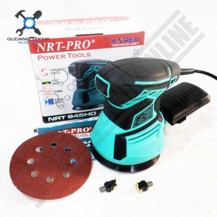 Mesin Amplas NRT PRO 925HD / Mesin Amplas Bulat Orbital Sander NRT 925