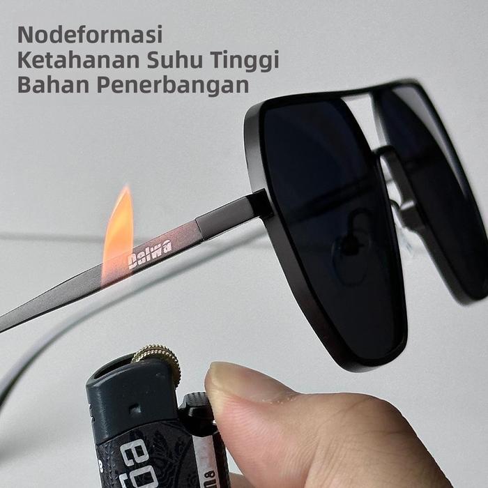 kdgn- [Material Rocket] Kacamata Hitam Photochromic Polarized Dalwa Untuk Nyetir Pria -
