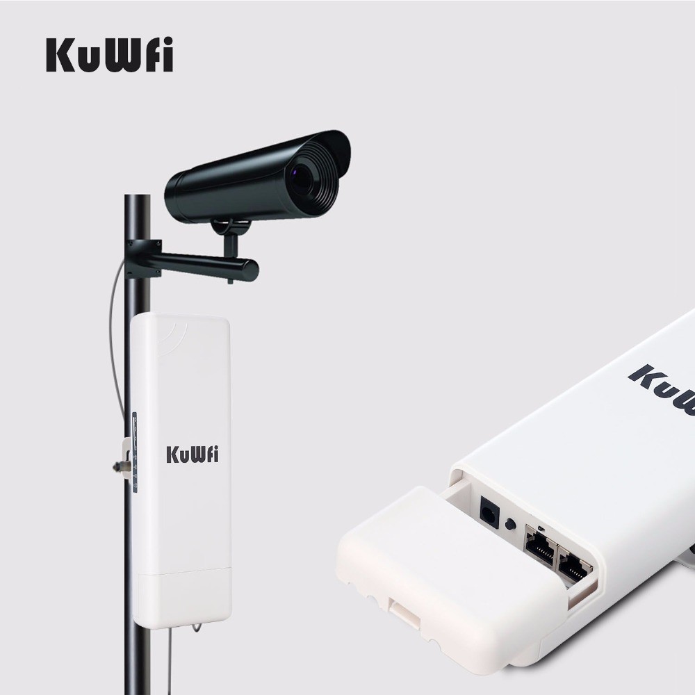Kuwfi 900Mbps Outdoor Wifi Bridge 5.8G Wifi Router Wifi Repeater