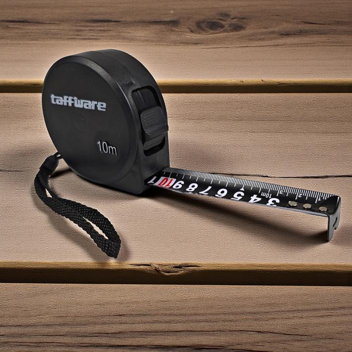 Taffware Meteran Roll I Meteran Tukang I Meteran Bangunan I Meteran Proyek I Tape Measure Lock