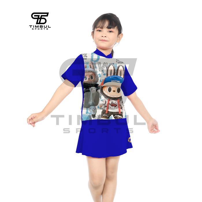 pscgz5- Baju Renang Anak Perempuan Baju Renang Diving Rok Anak Perempuan, Pakaian Renang Rok