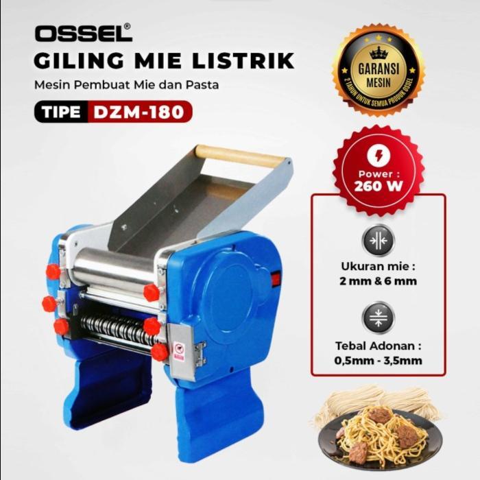 Giling Mie Listrik DZM 180 Mesin Mie Listrik Gilingan Mie Listrik
