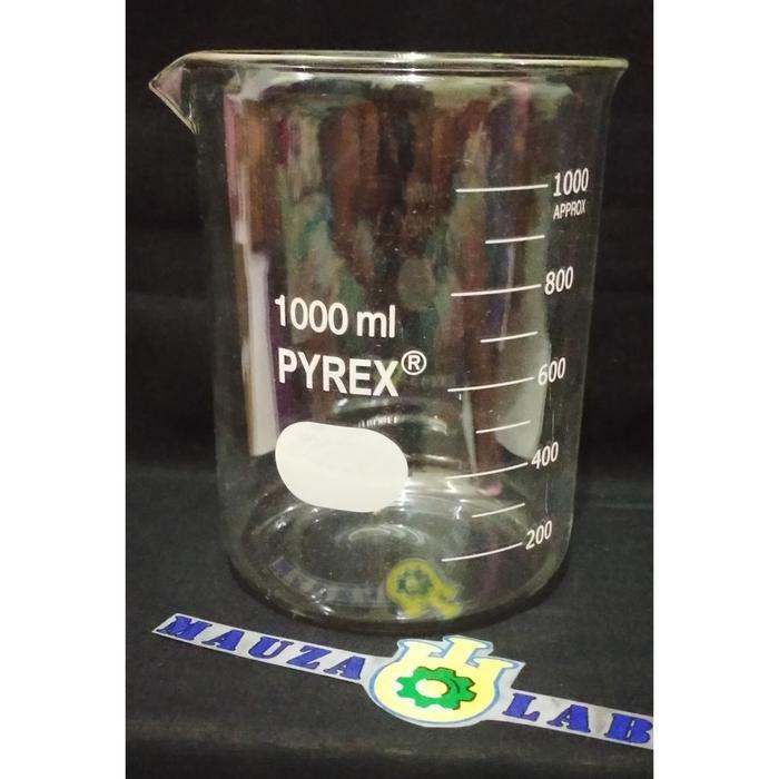 MULTIHEALT- Beaker 1000 Ml Pyrex Gelas Piala 1000Ml Pyrex