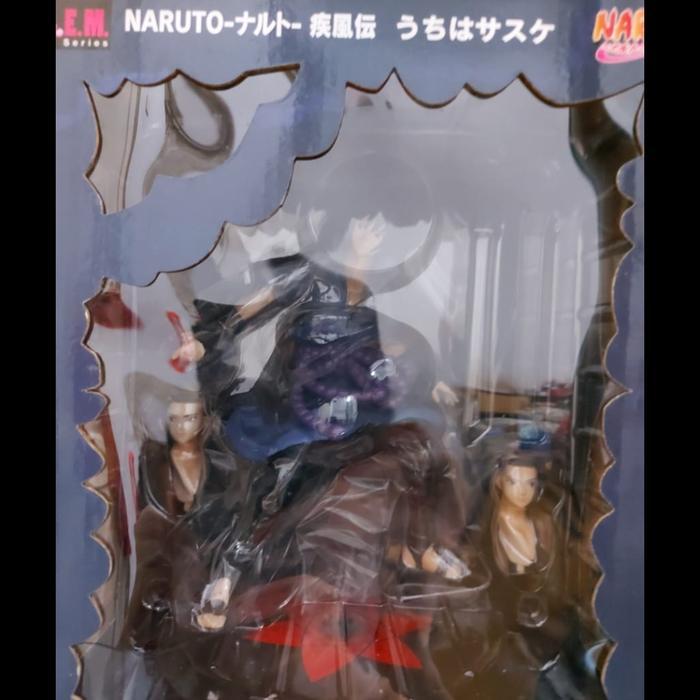 MEGAHOUSE GEM SET NARUTO SASUKE RIKUDOU BIJUU FIGURE STATUE ORIGINAL KODE 347