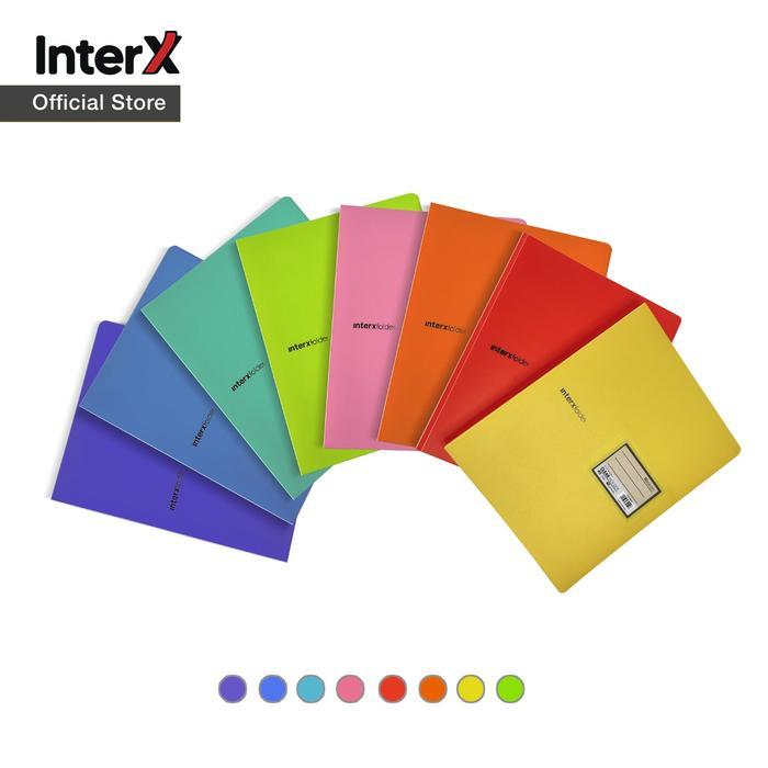 InterX Folder Clear Holder Macarons / Document Keeper / Map Display Album 20/40 Lembar A5