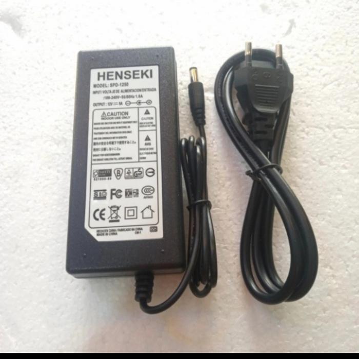 [Voucher] henseki adaptor AC DC 5 Ampere DC 12 Volt