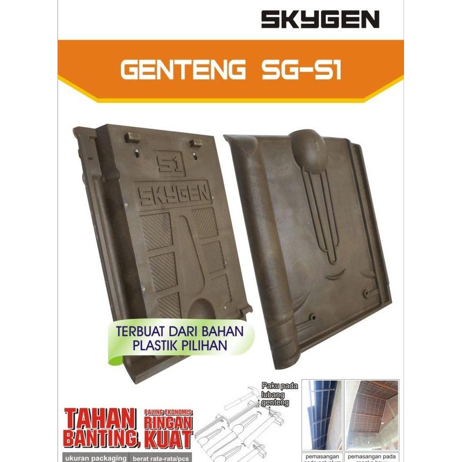 Genteng Kodok Skygen Ringan Berbahan Plastik Pilihan