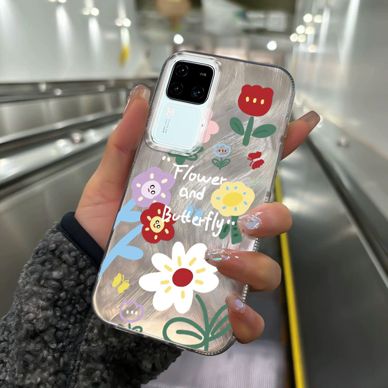 Casing Hp Untuk VIVO V30 5G V30 Pro 5G V30E 5G Case Casing HP Softcase ponsel silikon tahan jatuh tr