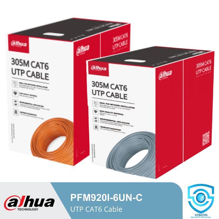 Dahua Pfm920I-6Un-Cn Kabel Lan Utp Cat 6 Ofc 305M Tembaga Murni