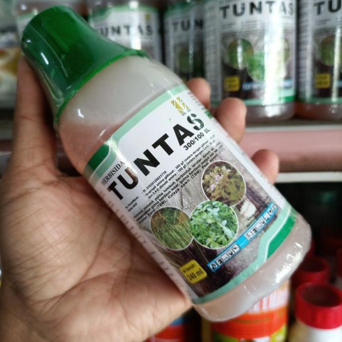 Pembasmi Rumput / Herbisida Tuntas 240 ml dengan 2 Bahan Aktif Lebih Ampuh