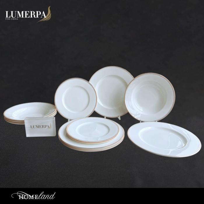 Lumerpa Royal Gold Dinner Set / Set Piring Makan
