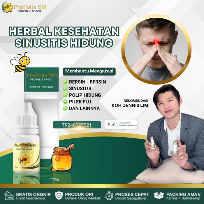ORIGINAL Propolis Untuk sinusitis, Sinusitis hidung bau busuk, Sinusitis pilek menahun, sinusitis