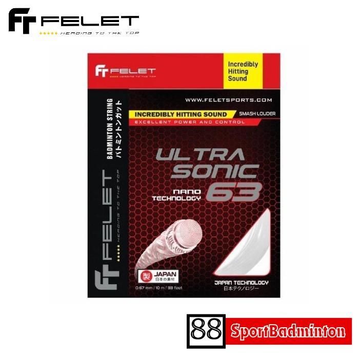 FELET ULTRA SONIC 63 - SENAR RAKET BADMINTON ORIGINAL FELET