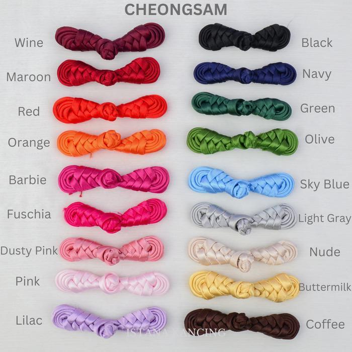 Kancing Cheongsam Satin Kancing Shanghai Import