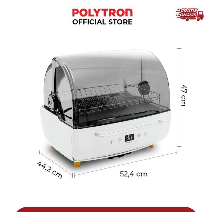 Promo Polytron Kitchenmate Dish Dryer Uv Sterilizer Botol Bayi Rak Pengering Piring 80 Liter - Pdd