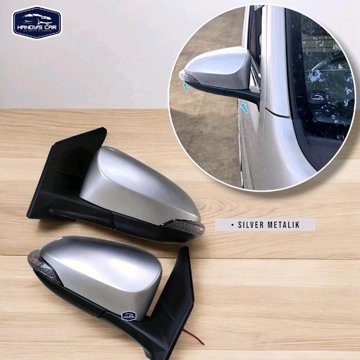 Set Spion Mobil Calya Sigra model manual + Lampu sein riting Aksesoris Kendaraan