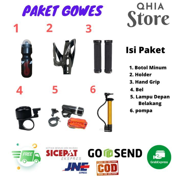 (COD) PAKET AKSESORIS GOWES SEPEDA