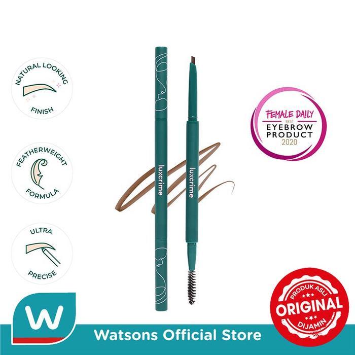 Luxcrime Slim Triangle Precision Brow Pencil In Brown