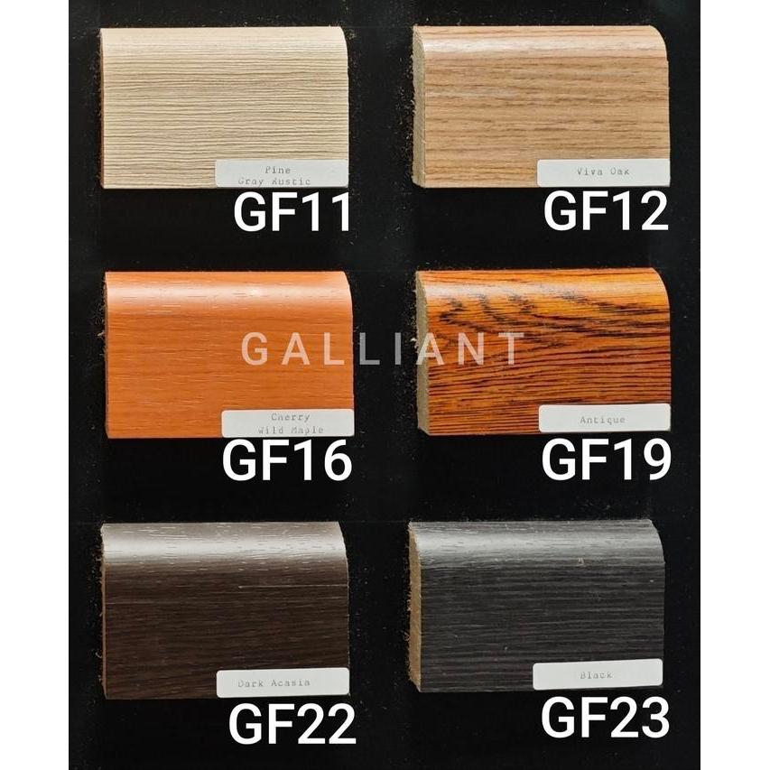 Skirting 10Cm Pvcboard / Parket /Vinyl /Lantai Kayu Tebal 10Mm
