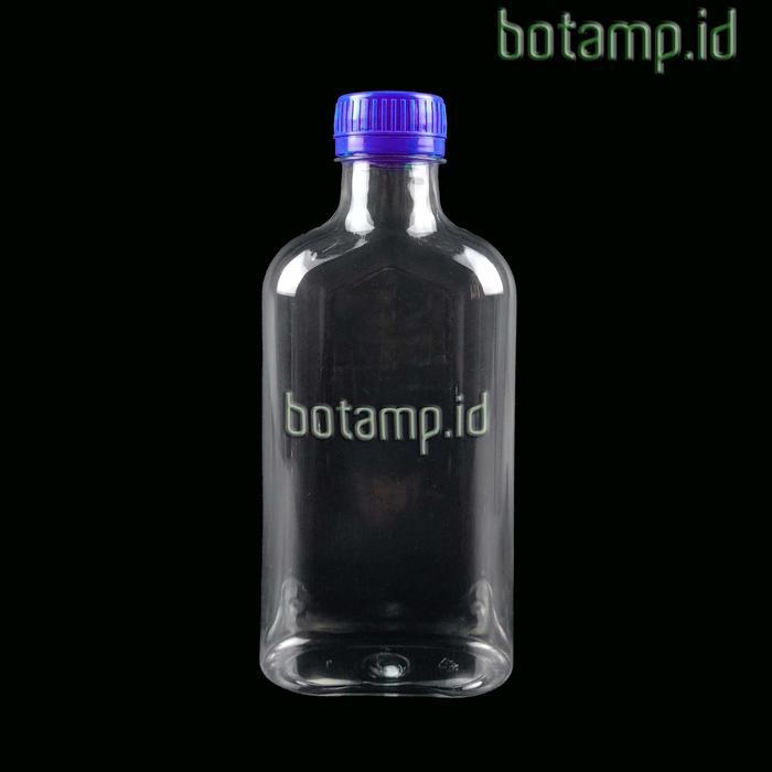 New- Pabrik Produksi Botol Plastik Madu Gepeng 300ml Bening