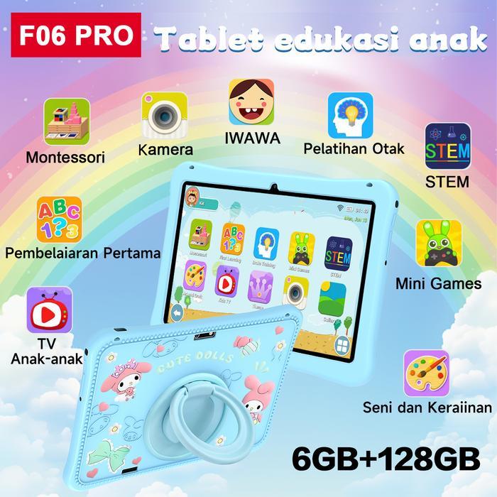 akseso- HancdonTablet Edukasi Anak 7/10 Inch 2025/Tablet Android Untuk Belajar Anak/Tablet