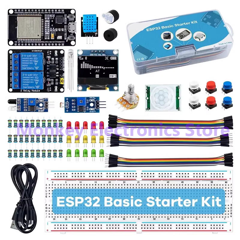 Esp32 Ule Kit Starter Kit For Esp32 Esp-32S Wifi Ule Esp32 Wifi Development Board Relay Display